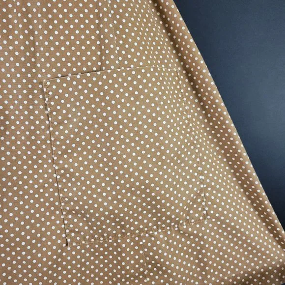 ❗️SOLD❗️70s Polka Dot Floral Patchwork Pinafore Dress - Picture 7 of 15